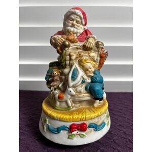 Vintage 90s Christmas Music Box
